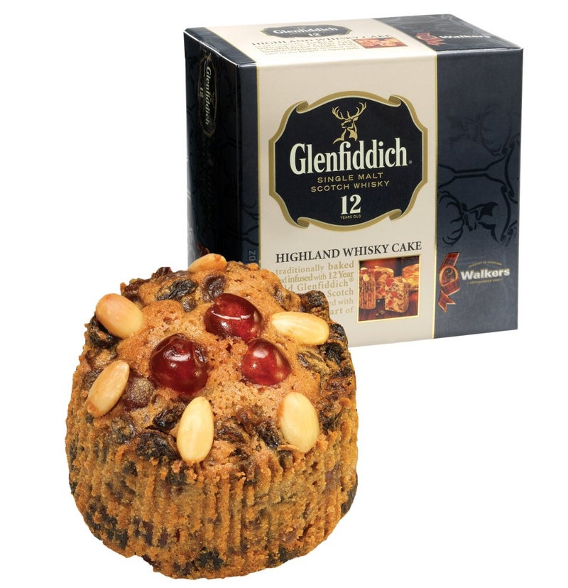 Walker's Walker’s Highland Whiskey Cake - 14.1 oz Fruit Cake Infused with Glenfiddich Single-Malt Scotch Whisky - Luxury Holiday Treat and Dessert from Scotland - Image 2